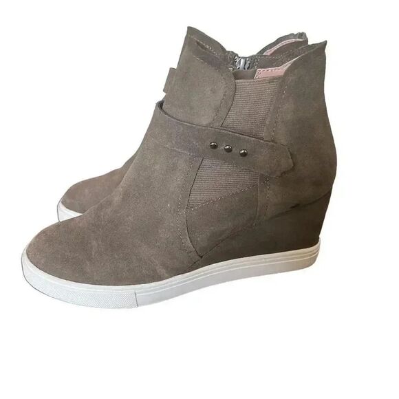 Linea Paolo Brown‎ Women Wedge Bootie Size 6M - Picture 6 of 10